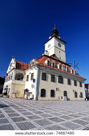 The city center of Brasov is marked by the mayor\'s former office building (Council House) and the surrounding square, which includes one of the oldest buildings in the city (XV century).
