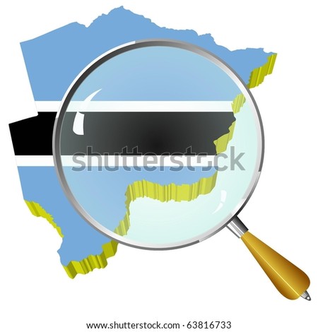 map of Botswana under the map of botswana. map of Botswana under the