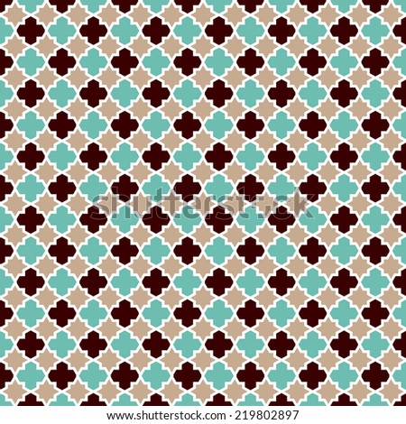 turquoise tiles pattern