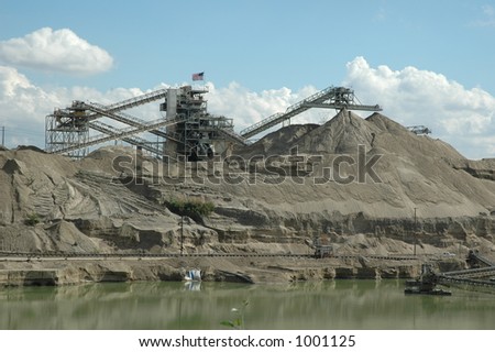 Gravel Pit Mining Operation