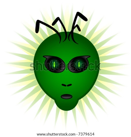 Alien Head Green