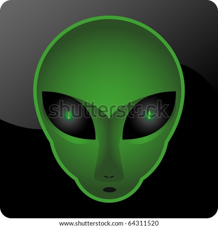 Alien Head Green