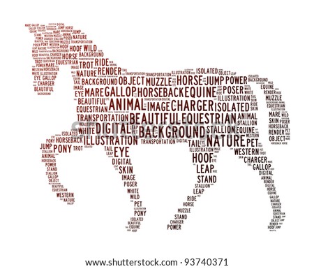 text horse