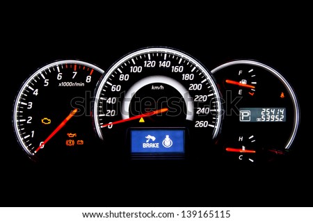 Digital car indicator