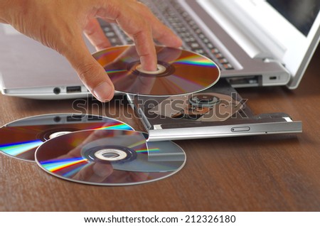 hand install program from DVD to laptop computer