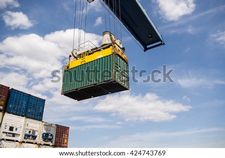 container box shipping import and export