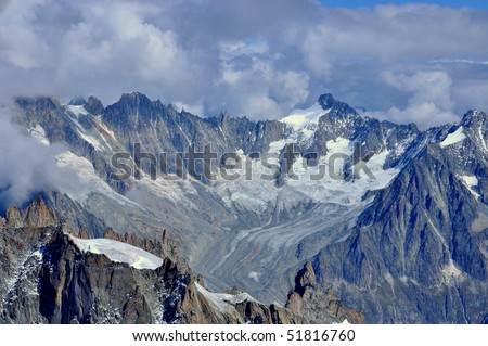 Mont Blanc Mountain scape
