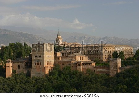 stock photo : Alhambra Castle