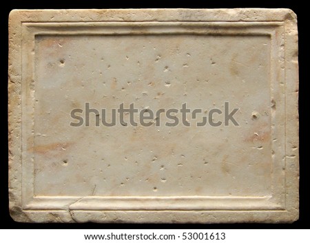 A roman stone where you can write down your ideas