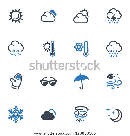 Weather Icons - Blue Series