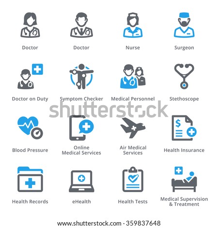 Medical & Health Care Icons Set 2 - Services | Sympa Series