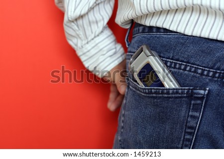 Cell phone in back pocket