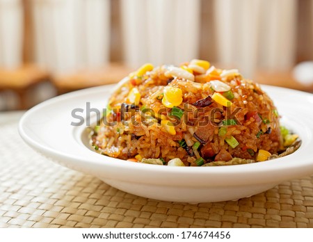 asia china cantonese food glutinous rice mixed