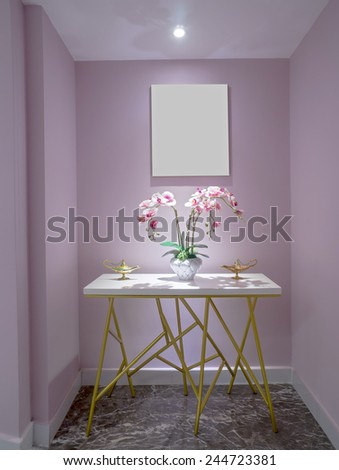 flower house room table  picture