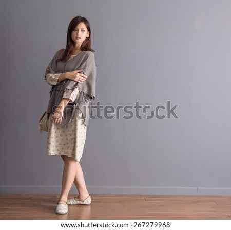 Mori Girl Asian woman model designer style
