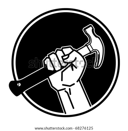 Hand Holding Hammer