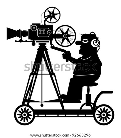 Camera Man, Vector Illustration - 92663296 : Shutterstock