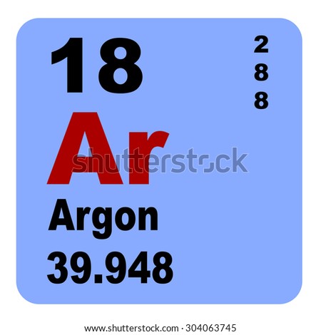 Periodic Table of Elements: No. 18 Argon