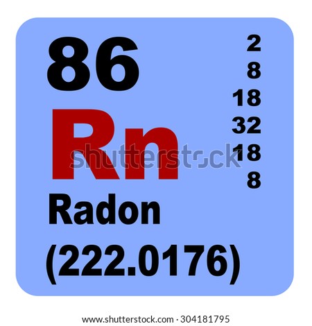 Periodic Table of Elements: No. 86 Radon