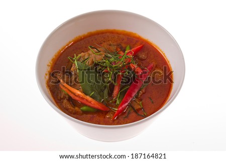 Thai curry spicy herb.