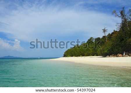 Bamboo Island is one other island in the Andaman Sea bar.