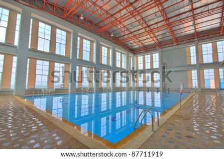 Interior Swimming pool sport complex .