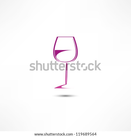 Glass Of Wine Icon Glass Of Wine Icon