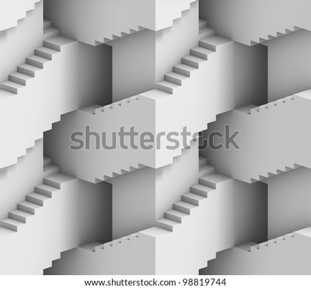 stairs maze