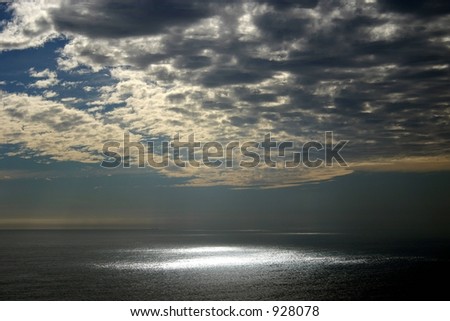 Heaven\'s Light on the Pacific Ocean