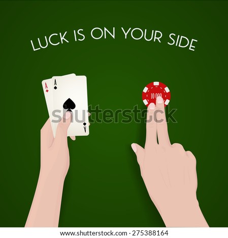 Gabling and luck dealer greencloth fortune easy money live to win, cash out