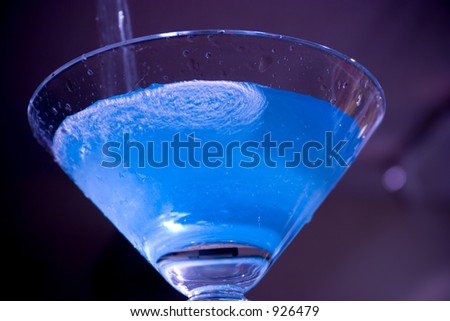 Blue Raspberry Martini