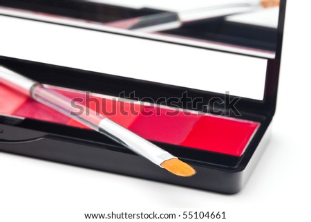  (O) (ميك اب ) (O) Stock-photo-professional-cosmetic-accessories-on-a-white-background-55104661