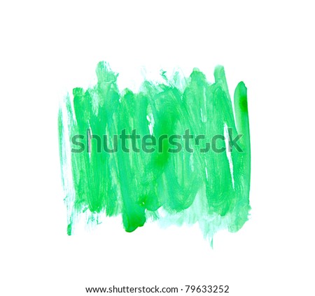 Green Water Color Paint Texture