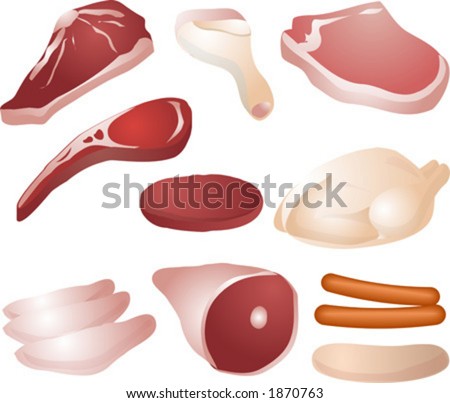 stock vector : Varioust cuts