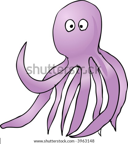 octopus eyes cartoon