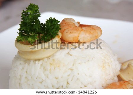 prawns, rice, spicy, prawn, thai, dish, cooking, lime, asia, chinese, asian, seafod, squid, cuisine, food, thailand, china, shrimp, meal