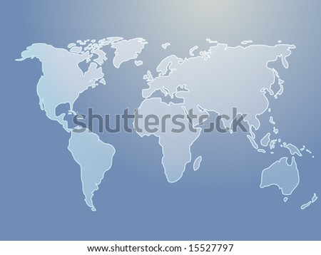 world map blank outline. lank map of world outline.