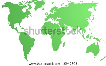 Map Of The World Outline Only