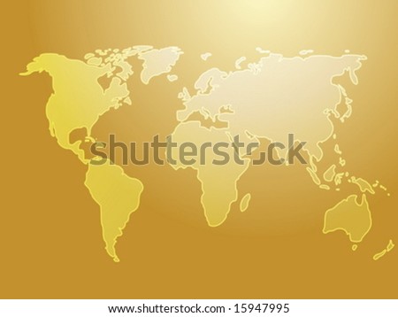 world map outline vector. stock vector : Map of the