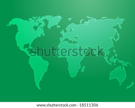 the world map in color. the world map outline. the
