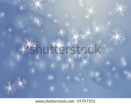 falling snow wallpaper. stock photo : Falling snow, detailed crystalline snowlfakes abstract