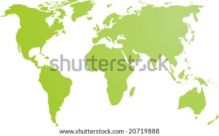 world map outline vector. stock vector : Map of the