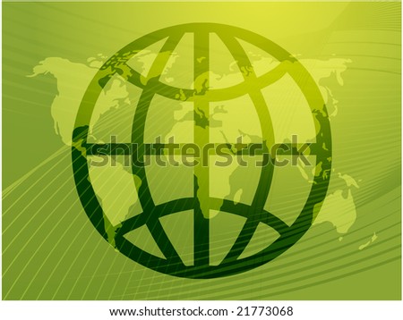 International global symbol, illustrating worldwide unity cooperation