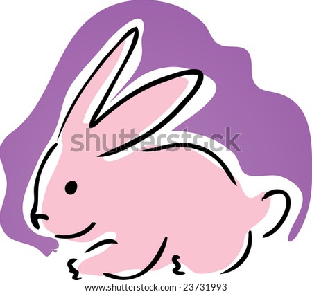 A Pink Bunny