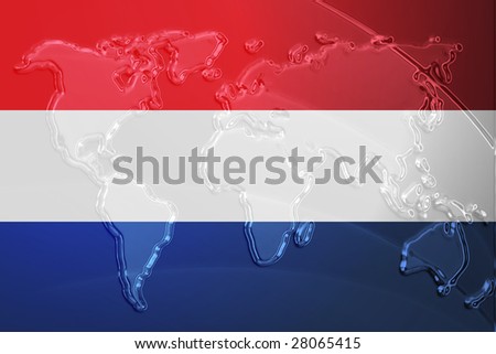 Netherlands+world+map