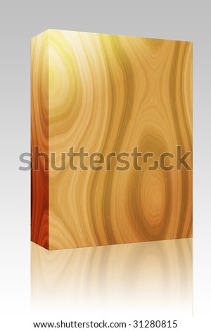 Software package box Wood texture background illustration, seamless tiling surface