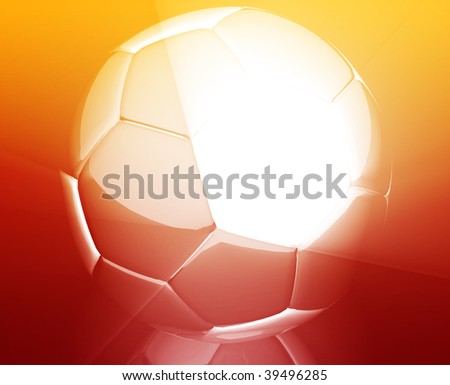 soccer ball wallpaper. Shining modern soccer ball