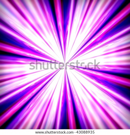 Radial zoom burst of energy, abstract background illustration