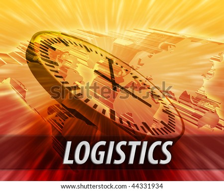 World international business time logistics management concept background