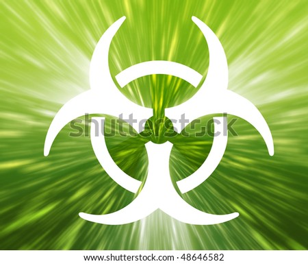 Hazardous Waste Sign. stock photo : Biohazard sign,